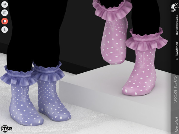 The Sims Resource | Socks KP05- Toddler