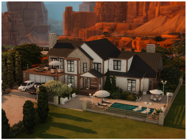 Sims 4 — MM. Trans Modern 28 by Merin_Martini — My Sims 4 lots some are inspired from random pictures that I found on the