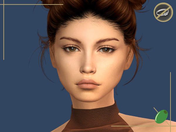 Sims 4 — Analise 3D Lashes Rings Contradict by Pitted0live — Natural looking thin 3D eyelashes 2 versions