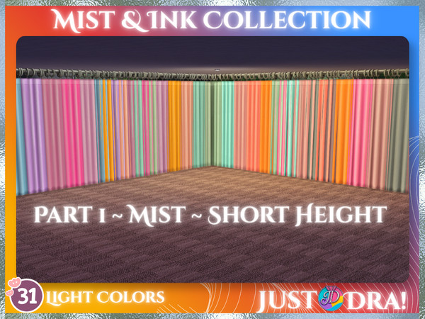 Sims 4 —  by Draven298 — Don't forget to grab Part 2 - Ink, for some darker tones These are my absolute favorite curtains