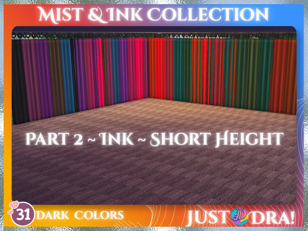 Sims 4 —  by Draven298 — Don't forget to grab Part 1, Mist. (City Living Required) These are my go-to curtains in The