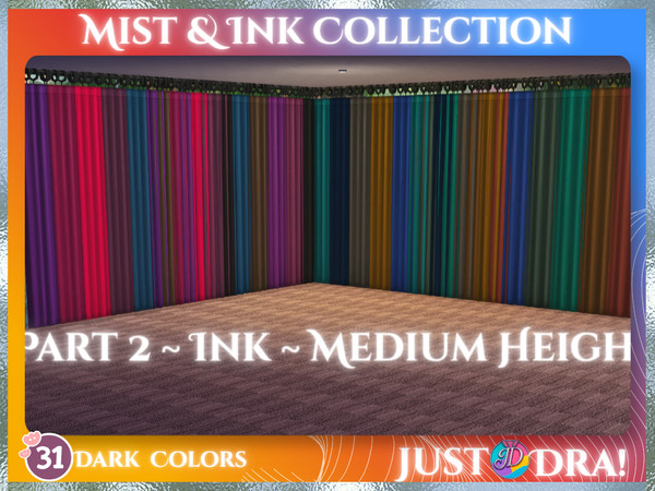 Sims 4 —  by Draven298 — Don't forget to grab Part 1, Mist. (City Living Required) These are my go-to curtains in The