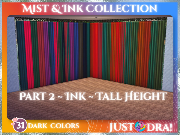 Sims 4 —  by Draven298 — Don't forget to grab Part 1, Mist. (City Living Required) These are my go-to curtains in The