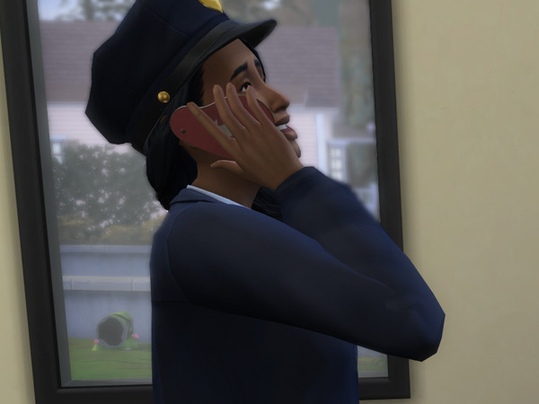 Sims 4 — shiroblack - Pearphone (OVERRIDE) blue by shiroblack005 — For till college?!?