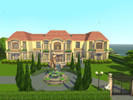 Sims 4 — Xavier Mansion by AlexTheHuskarl — Xavier Mansion stands as a stately estate that blends classical grandeur with