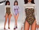 Sims 4 — Female Layered Bodysuit by Layla — Female Layered Bodysuit This set was released early on my Patreon! For Teen -