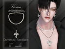 Sims 4 — Dominus - Necklace by VivianDang — - All new meshes