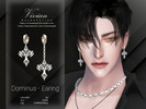 Sims 4 — Dominus - Earing by VivianDang — - 2 versions