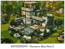 Sims 4 — Panoramic Glass House 2 by RayDesign9 — I build this house in Copperdale, 30x30 lot size with 3 floors. This