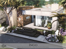 Sims 4 — Ingo - No CC by Rirann — Ingo is a contemporary house with outdoor lounge area