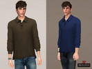 Sims 4 — Polo Shirt Menswear by remaron — Polo shirt for Male Sims, teens to elders in The Sims 4 ReMaron_M_Top033