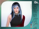 Sims 4 — Layered Ombre Long Hair - Ginko 252 by Daisy-Sims — 21 base colors + 9 ombre colors