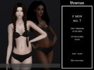 Sims 4 — F Skin No.7 by Venerian by Venerian — Two files available: