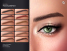 Sims 4 — VELYSEA Riyo Eyebrow by VELYSEA — -Eyebrow category -HQ comatble -22 swatches