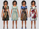 Sims 4 — Y2K Sunday Dress by McLayneSims — TSR EXCLUSIVE