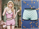 Sims 4 — Lace trim sleep shorts by MysteriousOo — Relaxed-fit sleep shorts designed with a soft waistband and delicate