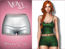 Sims 4 — Shorts lingerie with lace by Mona — -New mesh-