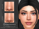 Sims 4 — Bonnie Nose Preset HQ by Caroll912 — A small-sized nose preset with wider nostrils for female Sims. Preset is