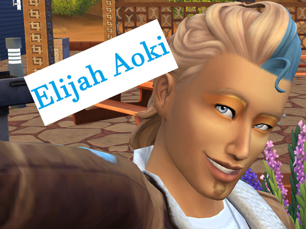 Sims 4 — Elijah Aoki by Escobooo — This half American and half Japanese bad boy has big, ambitious dreams of leading a