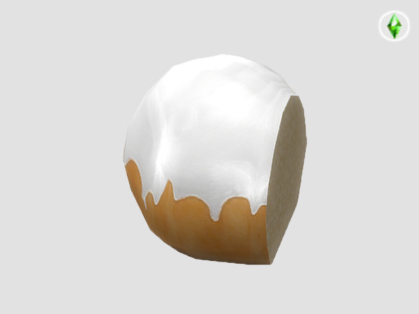 Sims 4 — Honey Bun Bakery Bundt Cake Slice by SaeraMaples — Honey Bun Bakery Desserts Test FILE SIZES