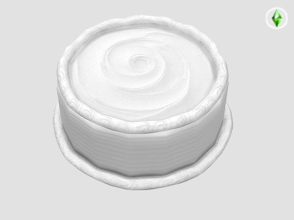 Sims 4 — Honey Bun Bakery Classic Cake by SaeraMaples — Honey Bun Bakery Desserts Test FILE SIZES