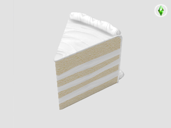 Sims 4 — Honey Bun Bakery Classic Cake Slice by SaeraMaples — Honey Bun Bakery Desserts Test FILE SIZES