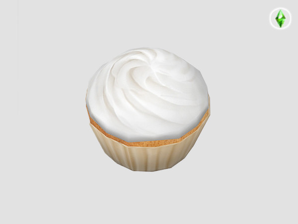 Sims 4 — Honey Bun Bakery Cupcake Single by SaeraMaples — Honey Bun Bakery Desserts Test FILE SIZES