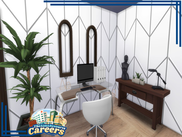 Sims 4 — Careers - Wallpaper Mix by lavilikesims — A set of 8 walls that pretty much cover any career