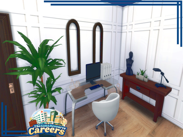 Sims 4 — Careers - Criss Cross Panel Wall by lavilikesims — A set of two walls, and plain wall to match, all wall sizes