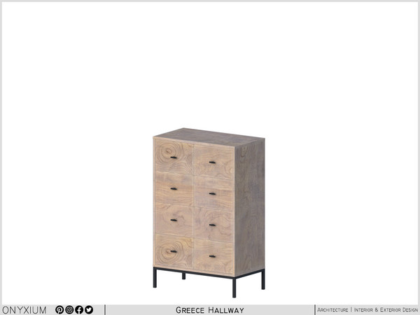 Sims 3 — Greece Cupboard With Eight Drawers by Onyxium — Onyxium@TSR Design Workshop Hallway Collection - Belong To The