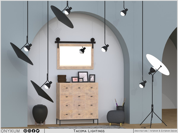 Sims 3 — Tacoma Lightings by Onyxium — Onyxium@TSR Design Workshop Lighting Collection - Belong To The 2026 Year