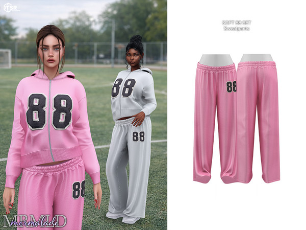 Sims 4 — MERMALADE Sweatpants MC664 by Mermalade — New Mesh