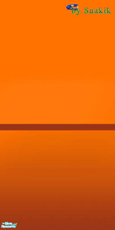 Sims 2 — Orange Wall by Snakik — Created by Snakik...:)