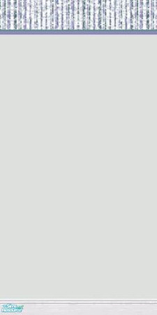 Sims 2 — Blue Fun Walls w/ White Wood by aalyara — A pale blue toned wall with a border made of various blue and lilac