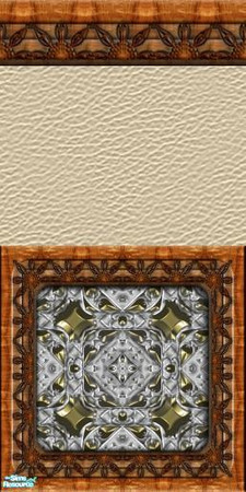 Sims 2 — Royal Wood - Wall 05 by DressAnGo — Royal Wood - Wall 05