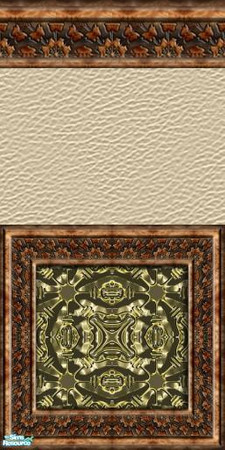 Sims 2 — Royal Wood - Wall 04 by DressAnGo — Royal Wood - Wall 04