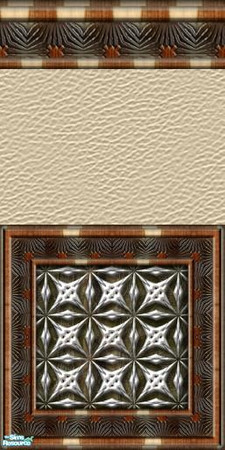 Sims 2 — Royal Wood - Wall 03 by DressAnGo — Royal Wood - Wall 03