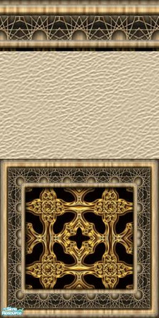 Sims 2 — Royal Wood - Wall 02 by DressAnGo — Royal Wood - Wall 02