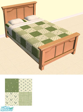 Sims 2 — Summer Quilts - Green by agaliha5 — 