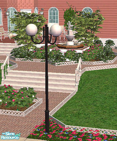 Sims 2 — Contempo Park Globe Light 15 by chrissy6930 — Contempo Park Globe Light 15, medium height. No cheatcode required