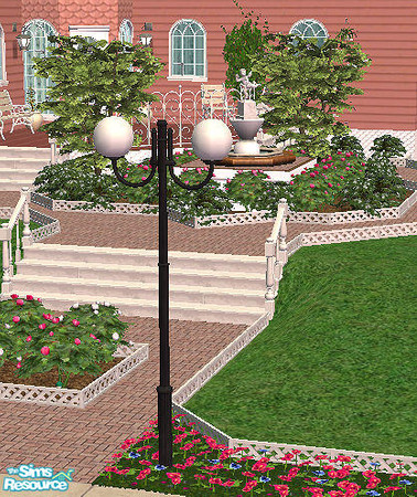 Sims 2 — Contempo Park Globe Light 11 by chrissy6930 — Contempo Park Globe Light 11, normal height. No cheatcode required
