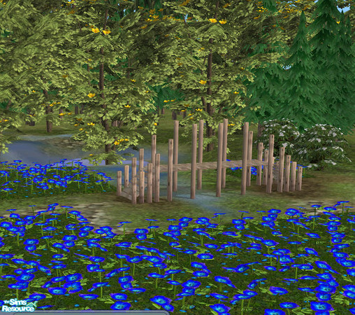 Sims 2 — Troubled Bridge Over Wood Lgt Wood - #163750 by DOT — Troubled Bridge Over There Wood Tones, *GET MESH UPDATED*