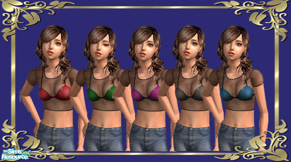 Sims 2 — Net Shirts by tiefliga — These shirts are converted from adult to teen clothing