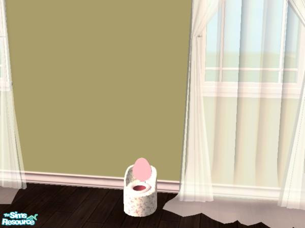 Sims 2 — ShabbyChic babygirl nursery set1 - potty by kristiemi — This potty chair is made to match the rest of the Shabby