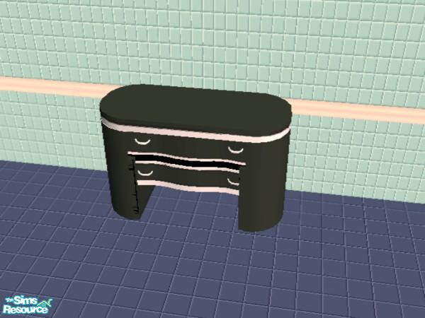 Sims 2 — Fanasy Bath - Black - dresser by ead425 — 