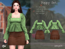Sims 4 — Poppy Set by astya96cc — 22 swatches