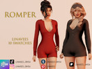 Sims 4 — JOSIE - ROMPER by linavees — New Mesh