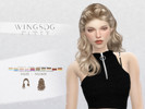 Sims 4 — WINGS-NL0408-Long curly hair by wingssims — Colors:30