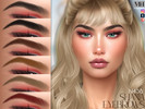 Sims 4 — Shana Eyebrows N458 by MagicHand — Arched brows in 13 colors - HQ Compatible.