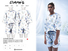 Sims 4 — CLOTHES SET538 by Daph's — A fun and cozy pajama set featuring a relaxed-fit t-shirt and matching shorts with